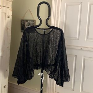 Oversized sheer topper Jane Mohr Dress to Kill